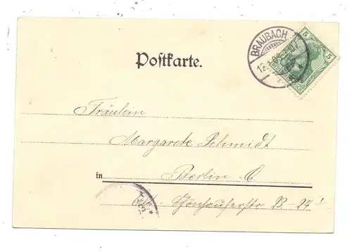 5423 BRAUBACH, Charlottenstift, 1903, kl. Druckstelle