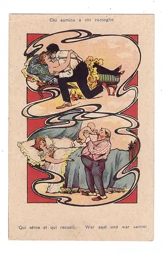 EROTIC - HUMOR, "Wer säet und wer ....