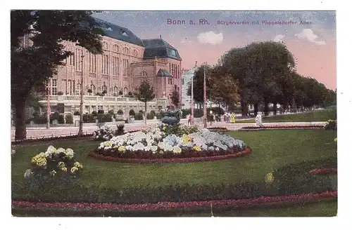 5300 BONN, Poppelsdorfer Allee, Bürgerverein, 20er Jahre