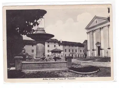 I 33096 ARBA, Piazza IV. Novembre, 1953