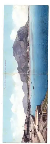 I 90121 PALERMO, Doppel-AK, Panorama, Photochromie