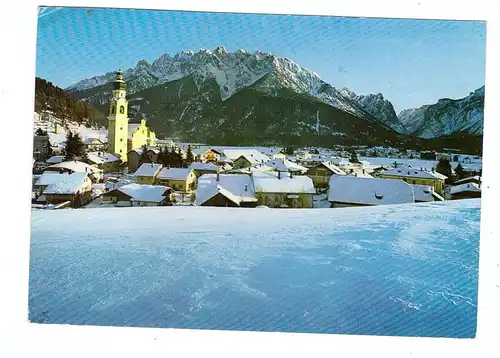 I 39034 TOBLACH, Gesamtansicht im Winter, 1974