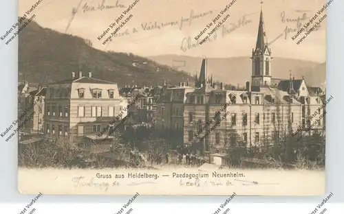 6900 HEIDELBERG - NEUENHEIM, Pädagogium, 1906