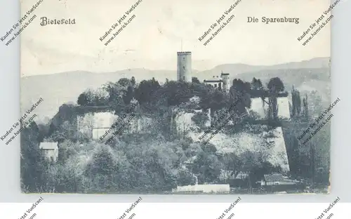 4800 BIELEFELD, Sparrenburg und Umgebung, 1907