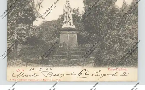 3100 CELLE, Thaer - Denkmal, 1902