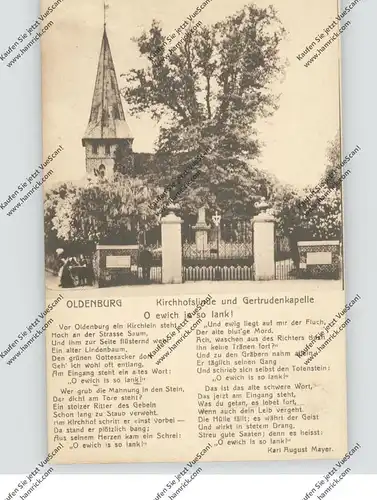 2900 OLDENBURG, Kirchhofslinde, Gedicht Karl August Mayer
