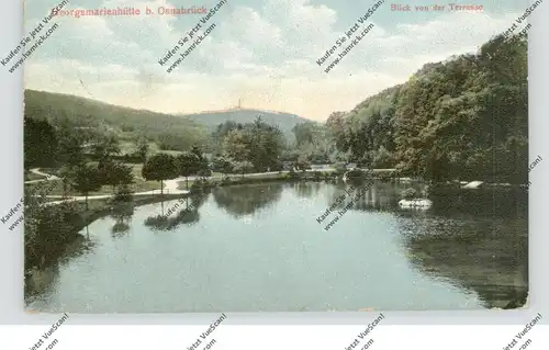 4504 GEORGSMARIENHÜTTE, Blick von der Terrasse, 1910