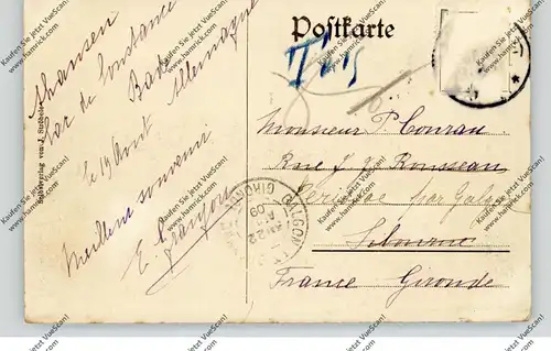 7758 MEERSBURG, Seehafenpartie, Hotel Seehof, 1909