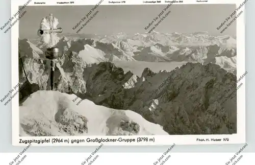 8100 GARMISCH - PARTENKIRCHE / Zugspitze, Gipfelkreuz, 1953
