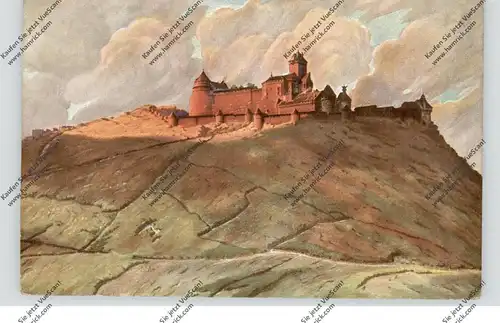 F 67600 ORSCHWILLER / ORSCHWEILER, Hohkönigsburg, Künstler-Karte Bodo Ebhardt