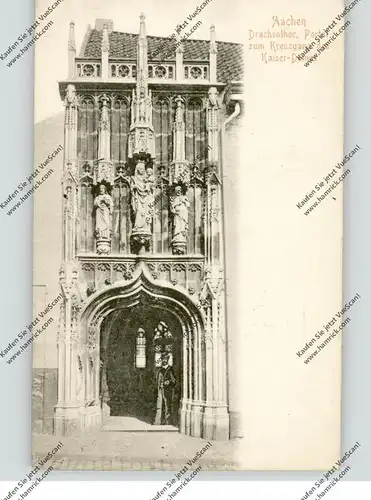 5100 AACHEN, Drachenthor, Portal zum Kreuzgang des Kaiser-Domes, 1906