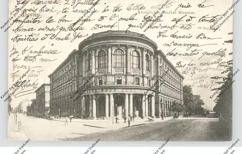 1000 BERLIN, Stresemannstrasse, Völkerkundemuseum, 1902, kl. Einriss