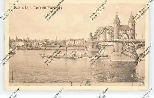 BINNENSCHIFFE - RHEIN, HANIEL - Frachtschiff vor Bonn, 20er Jahre
