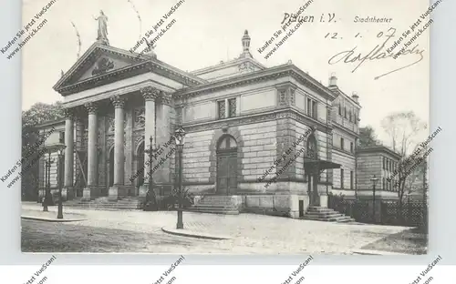 0-9900 PLAUEN, Stadttheater, 1907