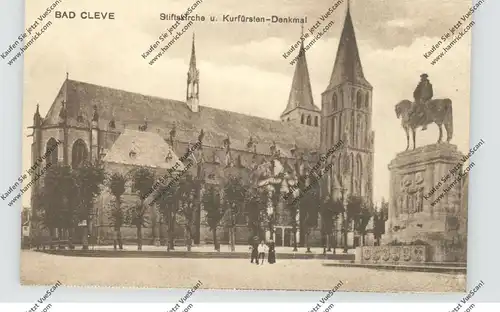 4190 KLEVE, Stiftskirche und Kurfürsten-Denkmal