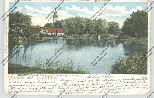 0-7500 COTTBUS, Stadtpark 1902