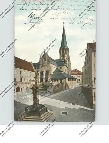8750 ASCHAFFENBURG, Stiftskirche, 1909