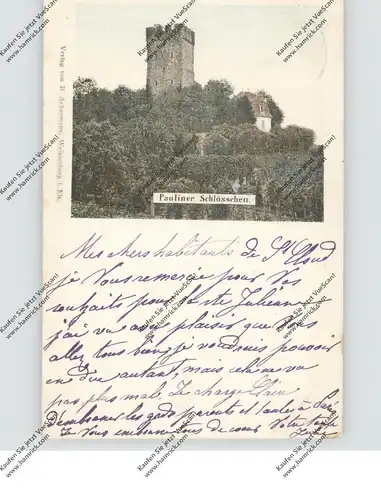 F 67160 WISSEMBOURG / WEISSENBURG, Pauliner Schlösschen, 1902