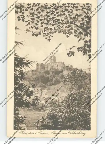 6240 KÖNIGSTEIN, Blick vom Ölmühlenweg, 1917
