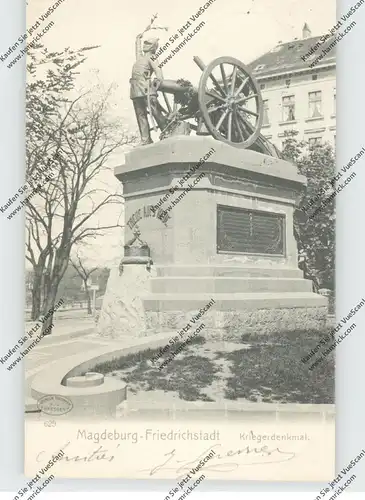 0-3000 MAGDEBURG - FRIEDRICHSTADT, Kriegerdenkmal, 1904