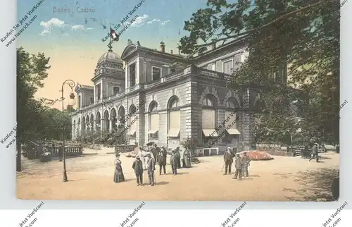 CH 5400 BADEN AG, Casino, animierte Szene, 1910