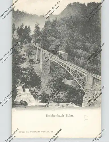CH 3860 MEIRINGEN-SCHATTENHALB BE, Reichenbachfall-Bahn