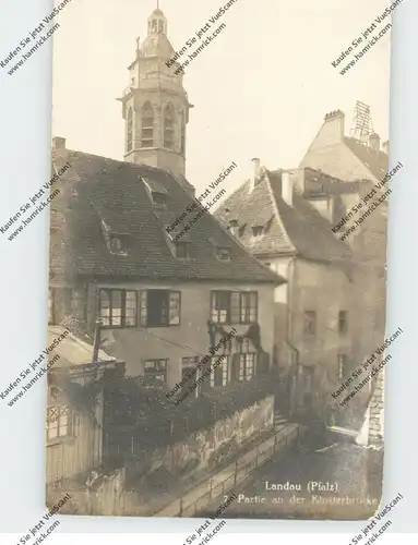 6740 LANDAU, Partie an der Klosterbrücke, 1920