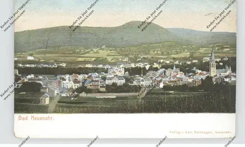 5483 BAD NEUENAHR, Gesamtansicht, ca. 1905, handcoloriert