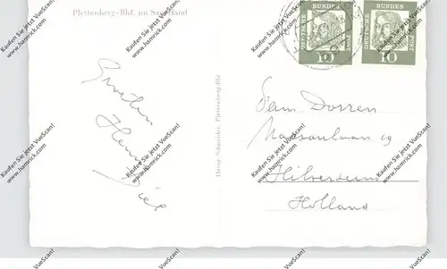5970 PLETTENBERG - BAHNHOF, Gesamtansicht 1961