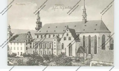F 67120 MOLSHEIM, l'Eglise / Kirche, 1919