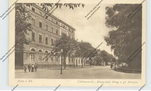 5300 BONN, Coblenzer Strasse, Hotel Königshof, Krug zum grünen Kranze