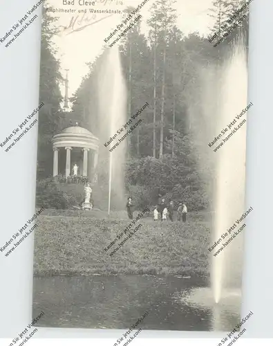 4190 KLEVE, Amphitheater, Wasserkünste, 1910