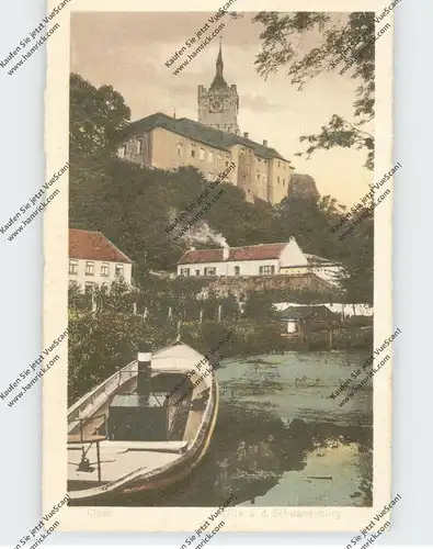 4190 KLEVE, Blick auf die Schwanenburg, 1924