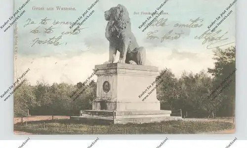1000 BERLIN - WANNSEE, Der Flensburger Löwe, 1902