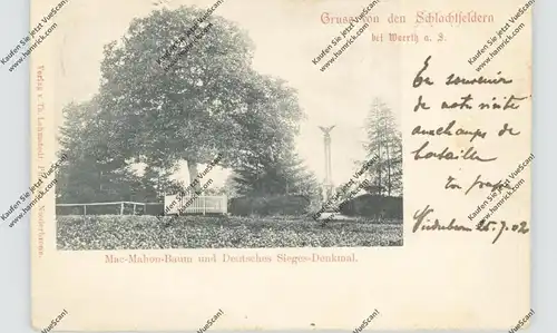 F 67360 WÖRTH / Sauer, Mac Mahon Baum, Deutsches Siegesdenkmal, 1902