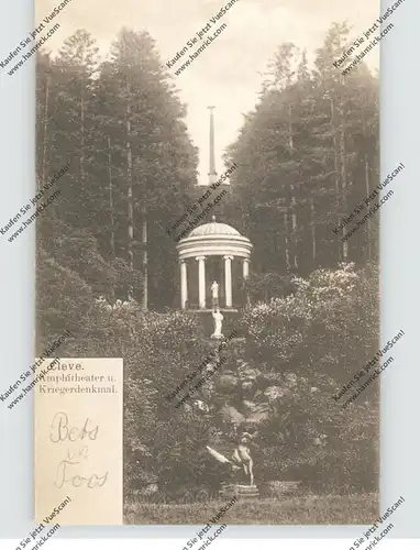 4190 KLEVE, Amphitheater, Kriegerdenkmal, 1904