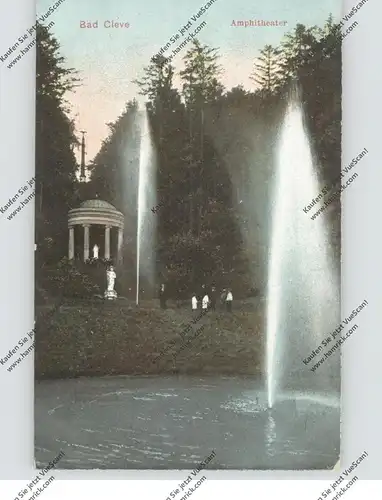 4190 KLEVE, Amphitheater, Wasserkünste, 1910