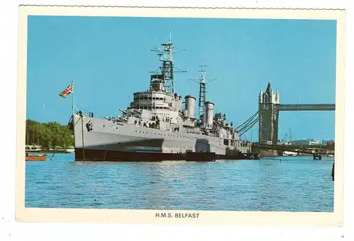 MILITÄR - NAVY, H.M.S. BELFAST, London