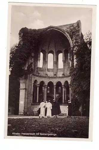 5330 KÖNIGSWINTER - HEISTERBACH, Mönche vor der Ruine