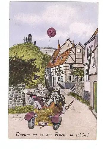 5330 KÖNIGSWINTER - NIEDERDOLLENDORF, Humor, Darum ist es am Rhein so schön