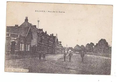 F 59194 RACHES, Rue de la Gare, Korrespondenz eines Deutschen Soldaten