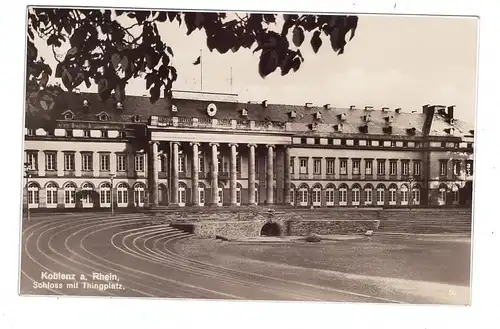 5400 KOBLENZ, Schloß mit Thingplatz, NS-Beflaggung, 1937