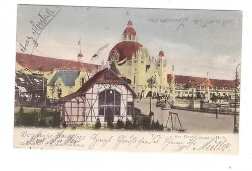 4000 DÜSSELDORF, EREIGNIS, Düsseldorfer Ausstellung 1902, Weihenstephan, Wiesae & Sons Köln, Industrie-Halle