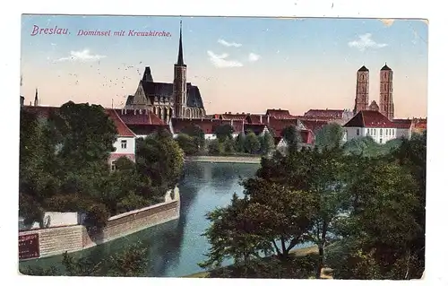 NIEDER - SCHLESIEN - BRESLAU / WROCLAW, Dominsel, Kreuzkirche, 1912