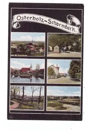 2860 OSTERHOLZ - SCHARMBECK, Kirche, Denkmal, Strassenpartie...