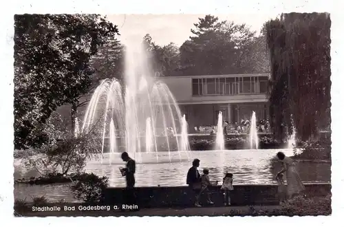 5300 BONN - BAD GODESBERG, Stadthalle mit Fontäne