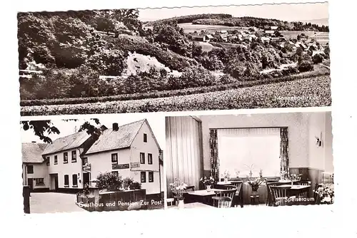 5489 KELBERG - MANNEBACH, Gasthof & Pension Zur Post, Landpoststempel, 1962