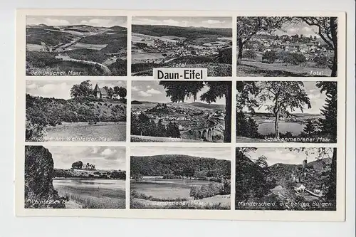 5568 DAUN, Mehrbildkarte, 1956