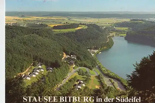 5520 BITBURG, Stausee, Luftaufnahme