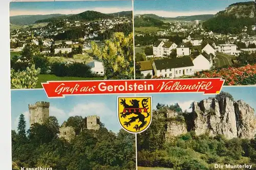 5530 GEROLSTEIN, Mehrbildkarte & Stadtwappen